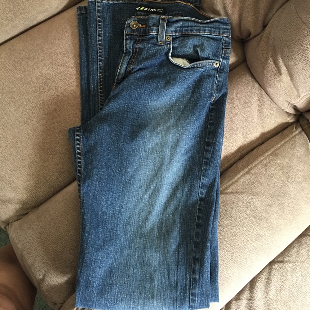 DKNY Women's Boot Cut Jeans - Blue